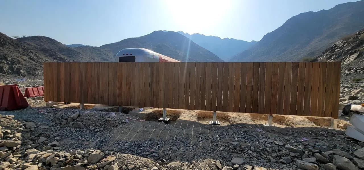 Outdoor Wooden Fencing
