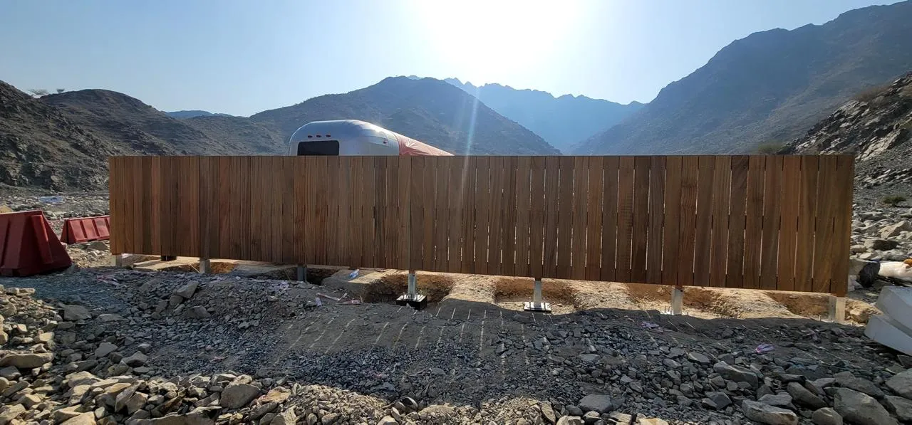 Outdoor Wooden Fencing